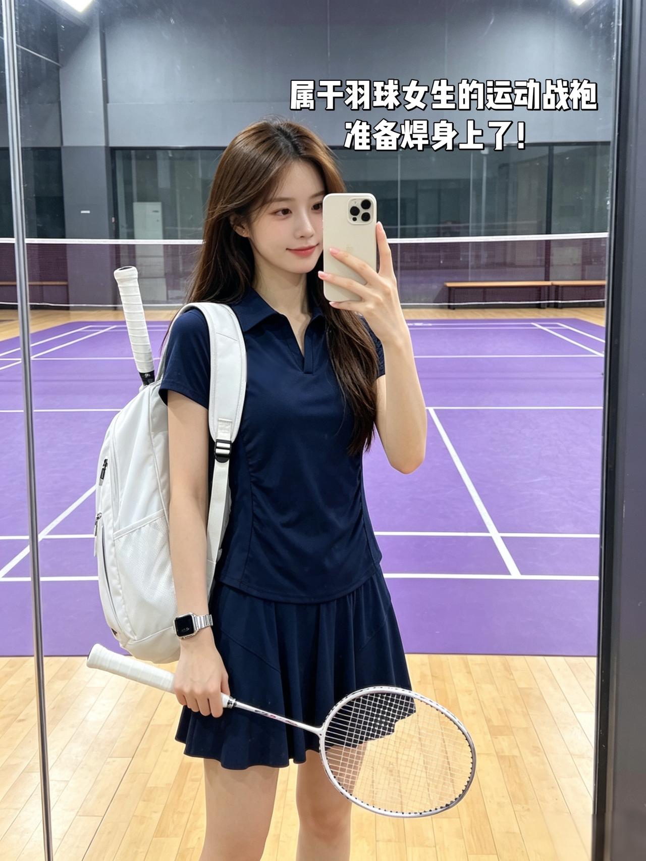 属于羽球女生的运动战袍
准备焊身上了！