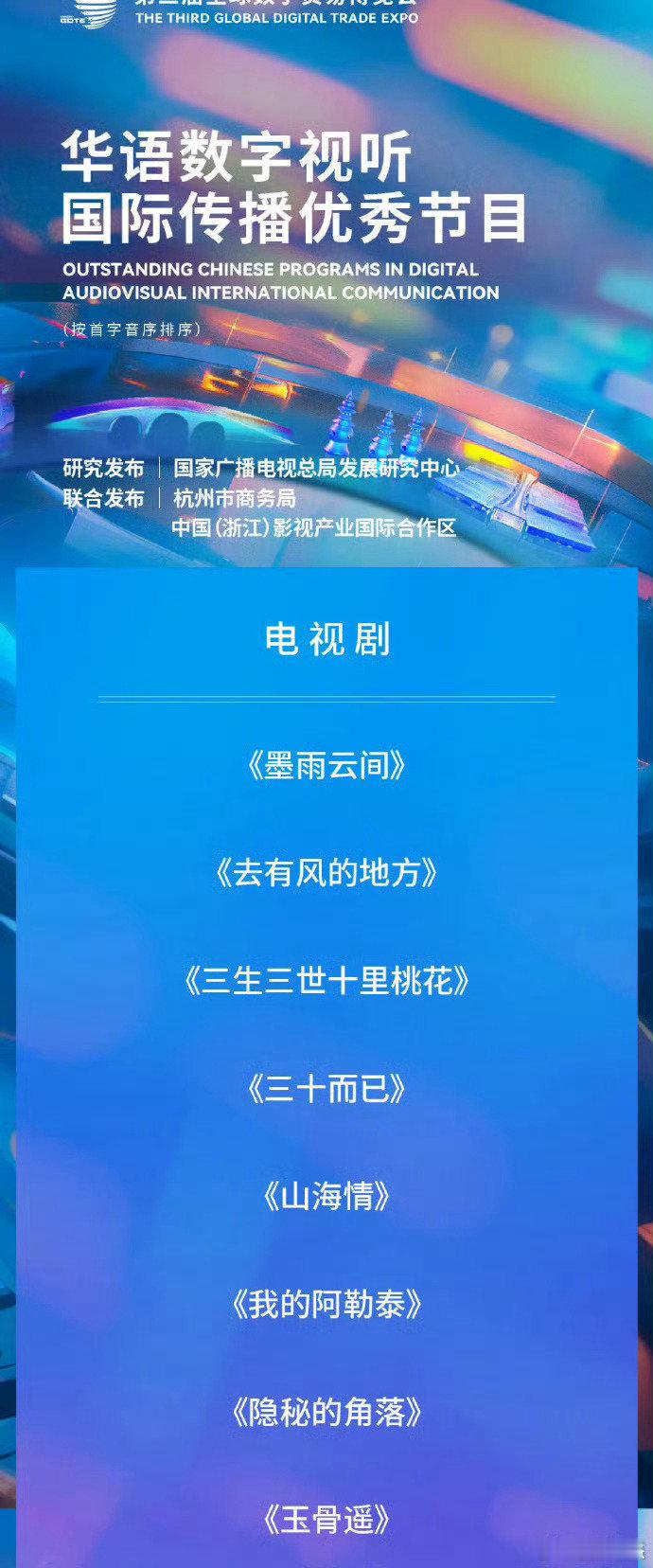 #玉骨遥国际传播优秀电视剧# 国际传播优秀电视剧名单，每部剧都很好看#国际传播优