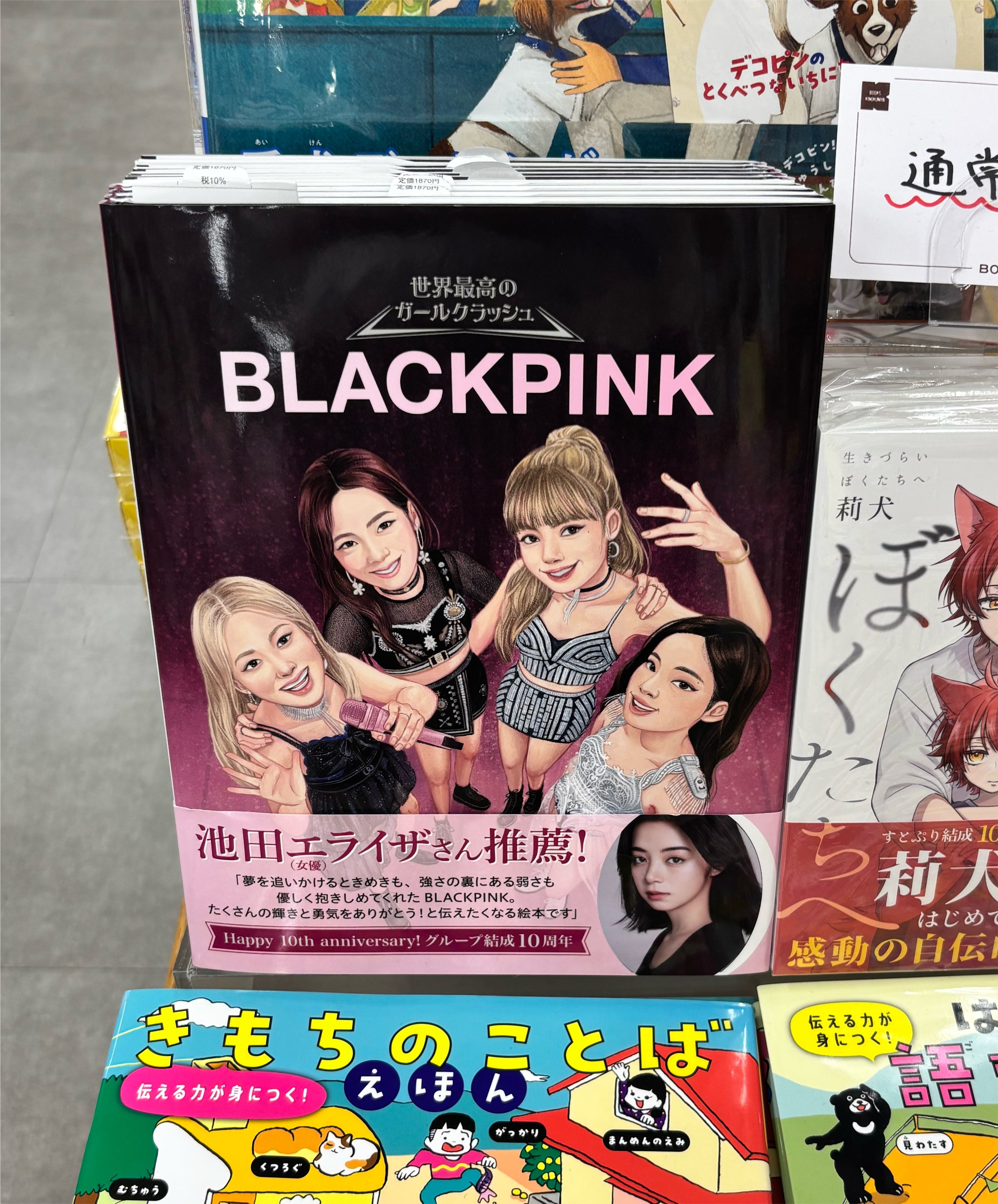 咦，还有这书籍，还是日语的描绘了改变K-POP历史的BLACKPINK成长历程的
