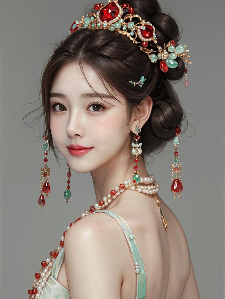 AI巴洛克雅韵 原来ai写真可以这么美 人生总得有一套ai写真吧 谁拍...
