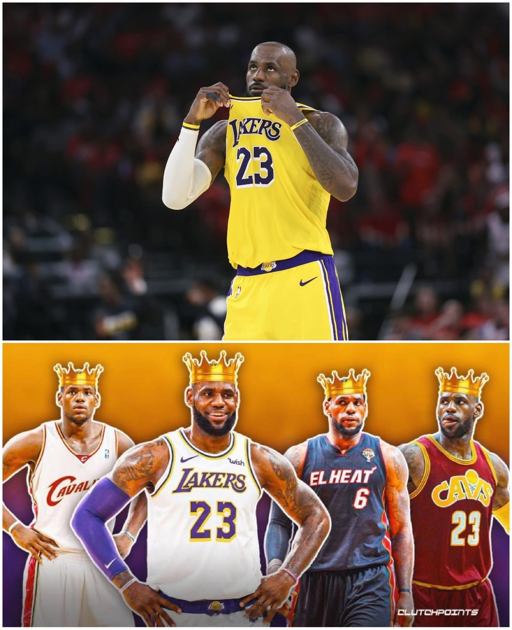 NBA 东部是他掌控赛区，西部是他适应联盟！！！在东部8连总决！詹姆斯西部8年：