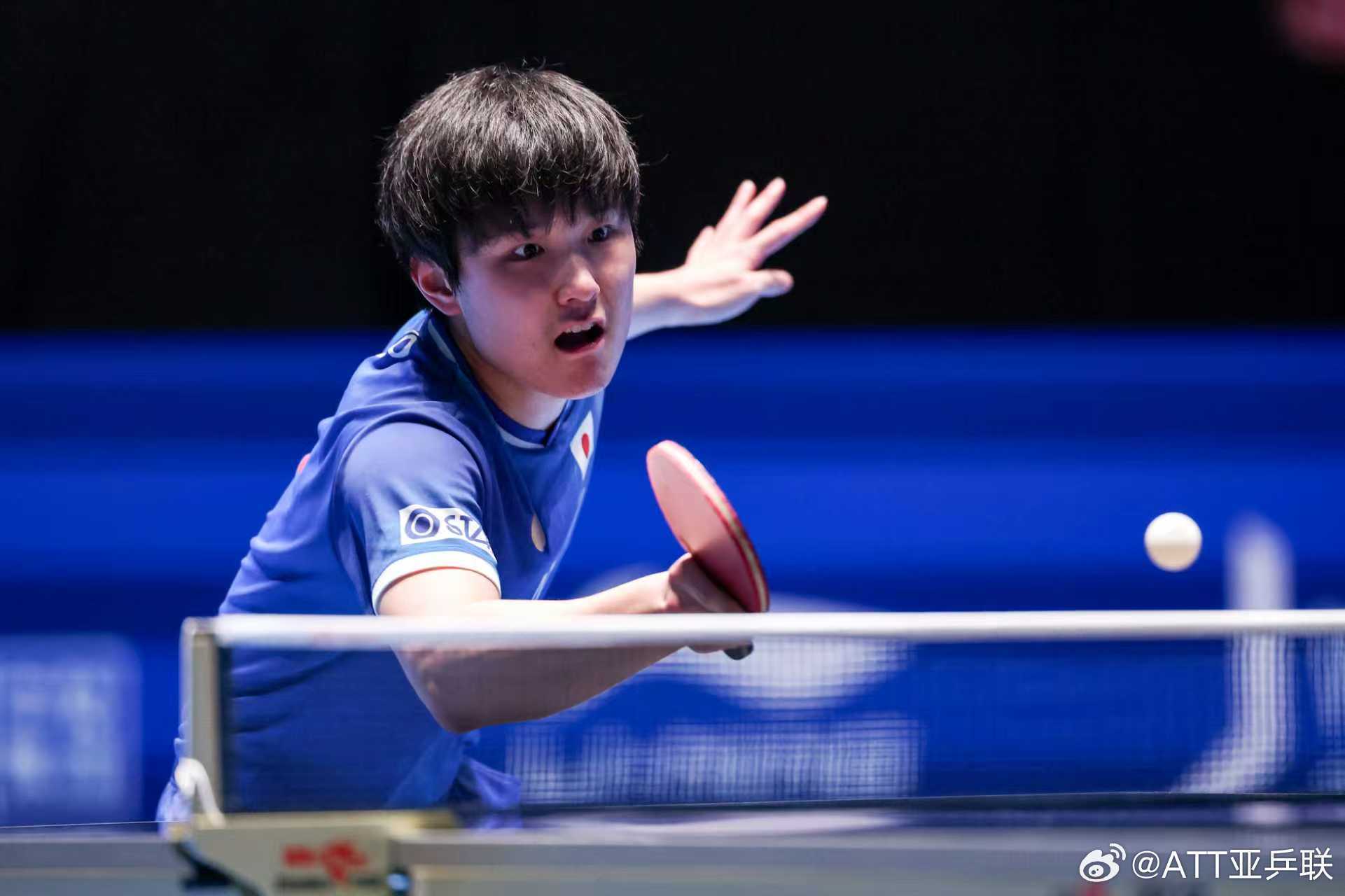 张本智和张本智和2026海口亚洲杯 男单小组赛第二轮图片📷cr. ATTU 