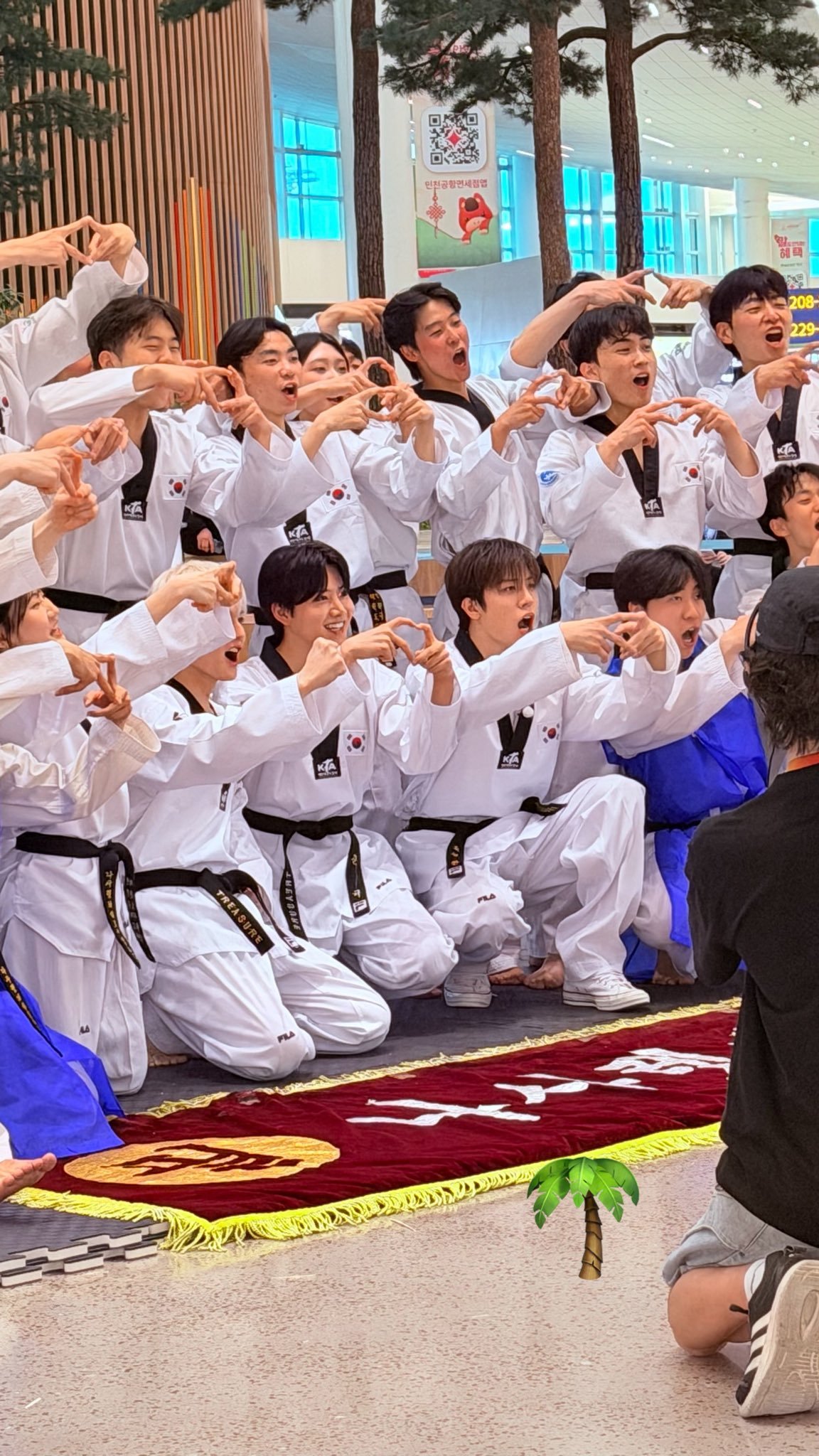仁川机场限定跆拳道小子回归💪🏻 