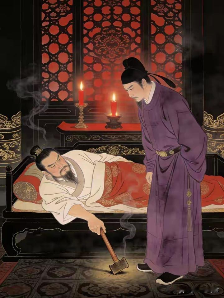 按照情理推断，赵光义绝不可能杀赵匡胤，烛光斧影只是一些后世人的演绎。
因为当时赵