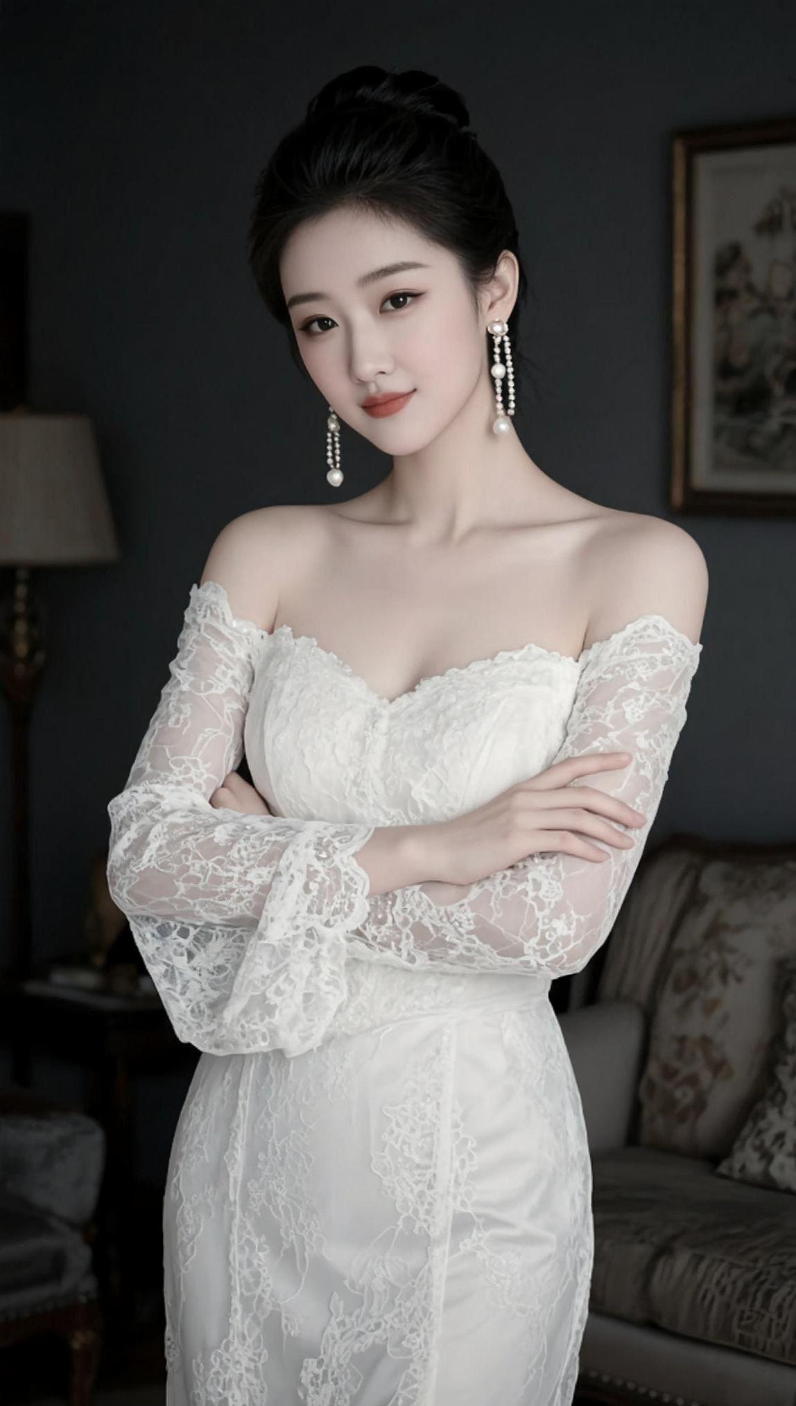 AI蕾丝优雅写真 抖音ai创作