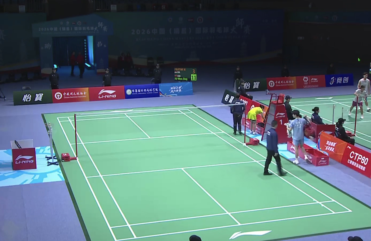 徐文婧🇨🇳 11-3 🇮🇩普拉蒂维(退赛) 女单决赛：徐文婧🇨🇳 v