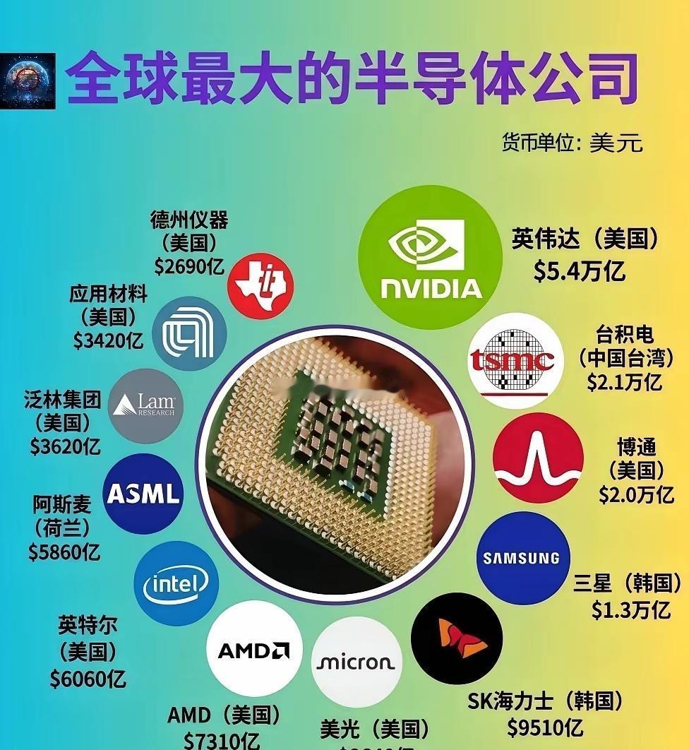 全球最大半导体公司 ​​​
