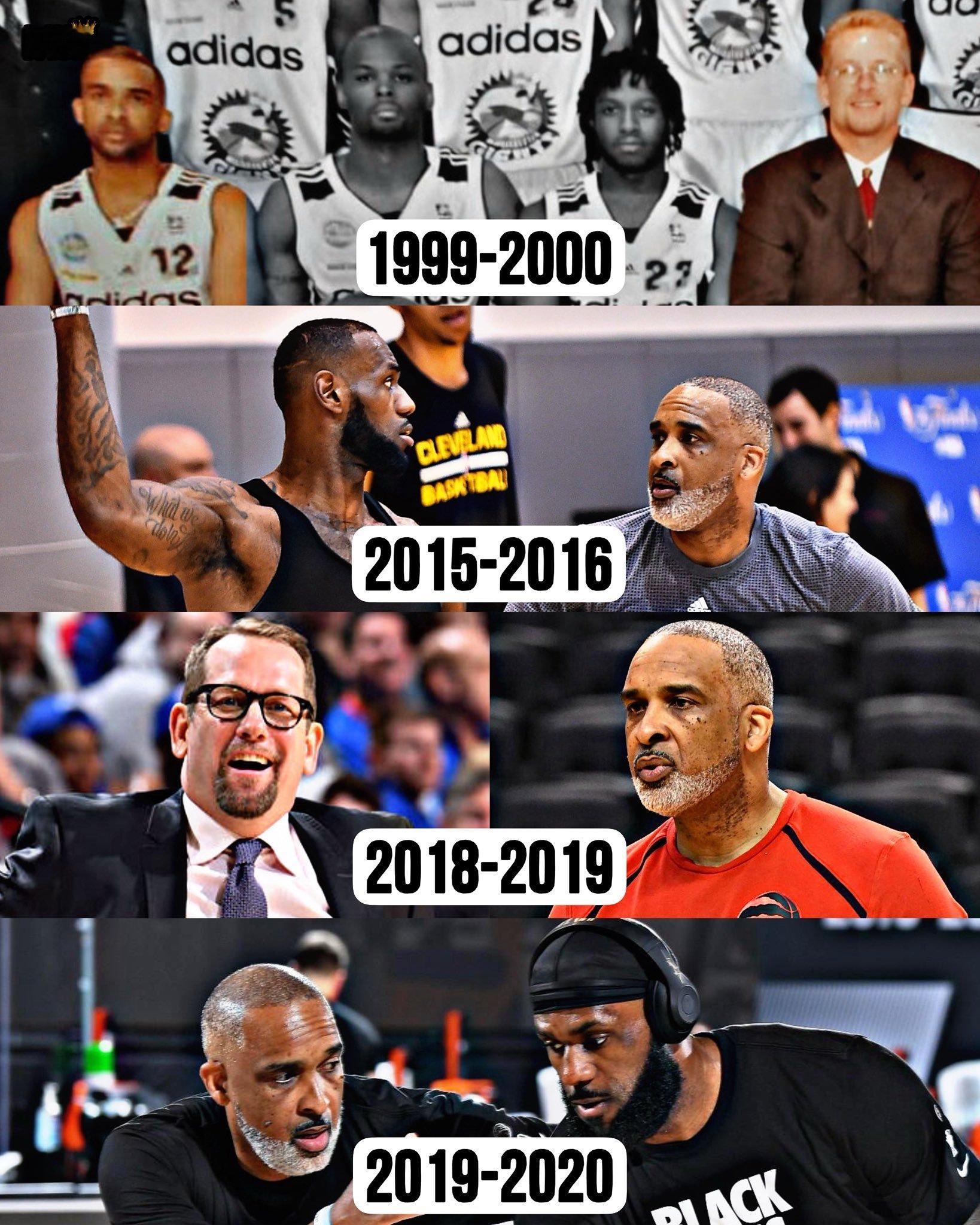 🏆2000年 — 汉迪与纳斯拿下BBL联赛冠军🏆2016年 — 汉迪与勒布朗