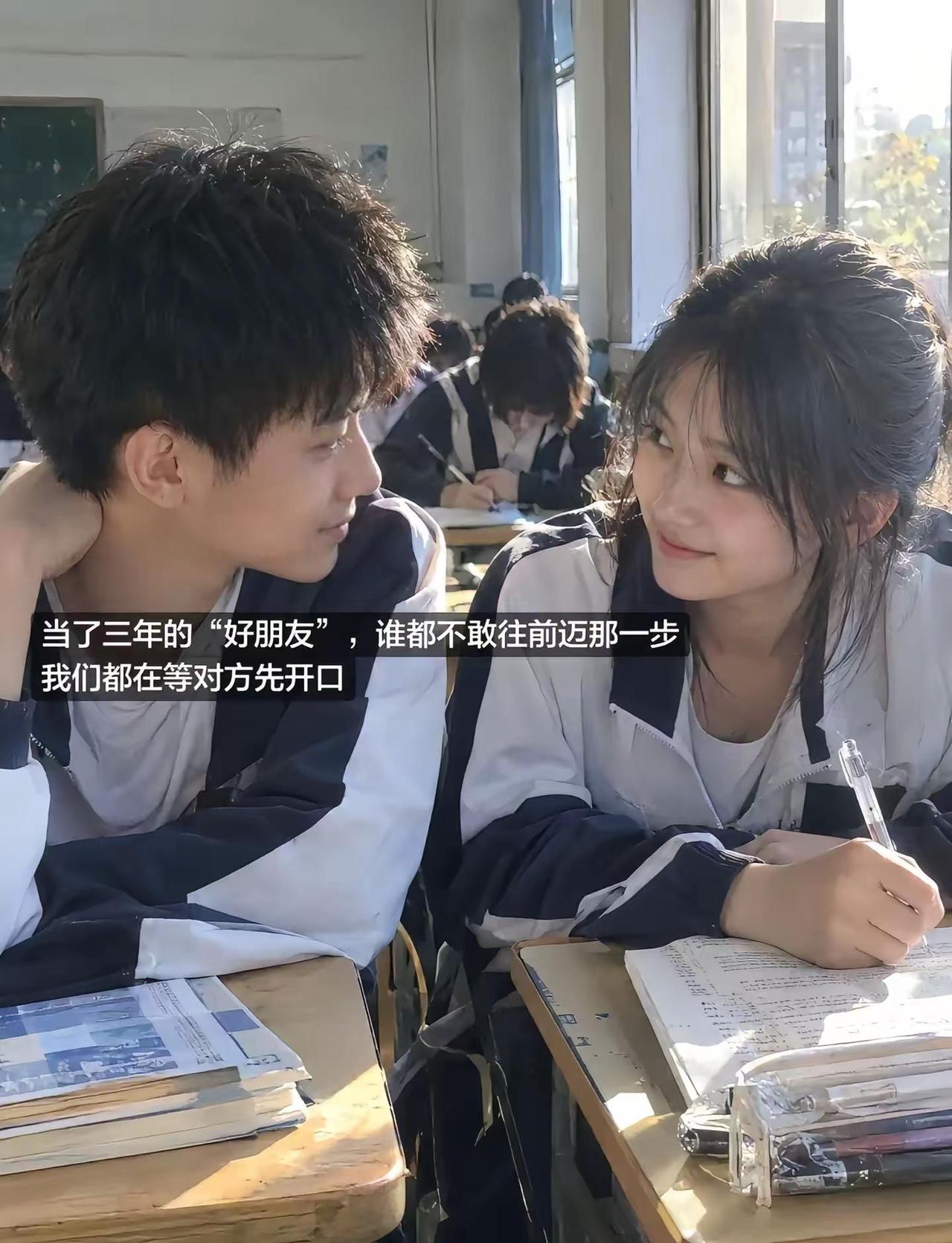 暗恋了三年女孩，在毕业前夕用硬币正反试探表白“正面喜欢你，反面放弃你，你看看那面