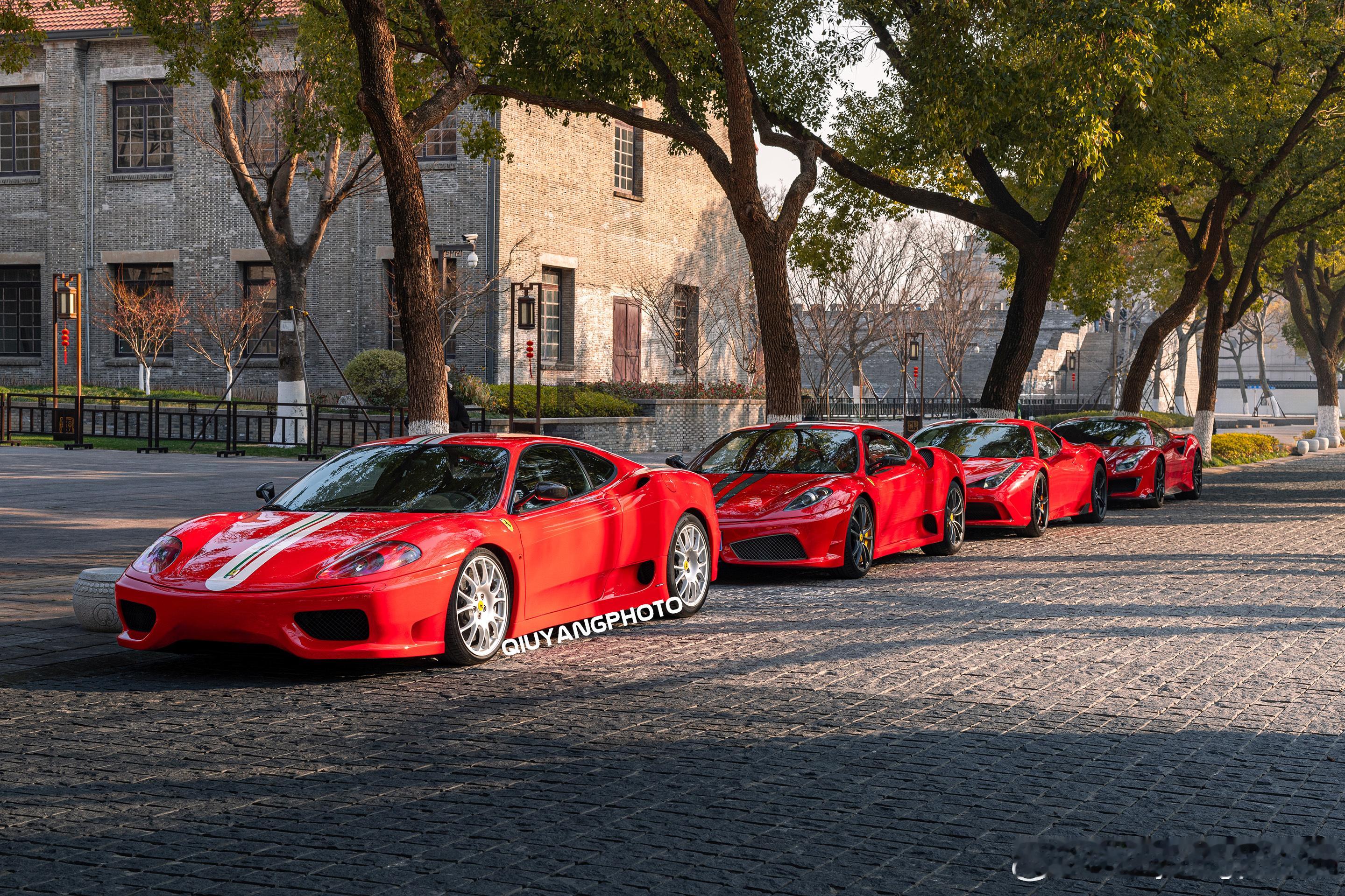 Ferrari Squadron #cars01豪车拍# 冬日宁静的午后[aws