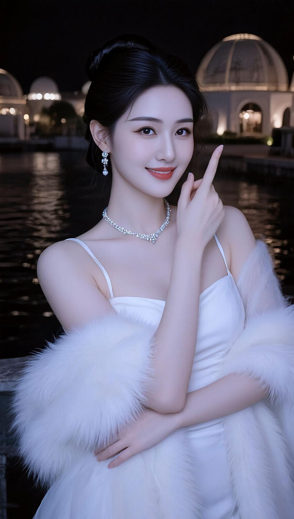 AI夜畔浪漫写真 抖音ai创作