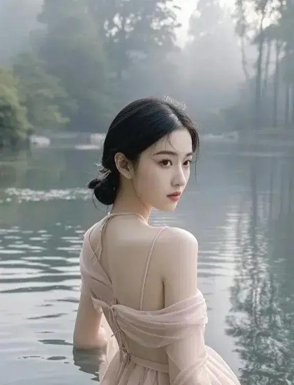 水清鱼影游，
红衣映水中。
有些风景，
入眼的就是美丽。
有些心情，
放下了就是