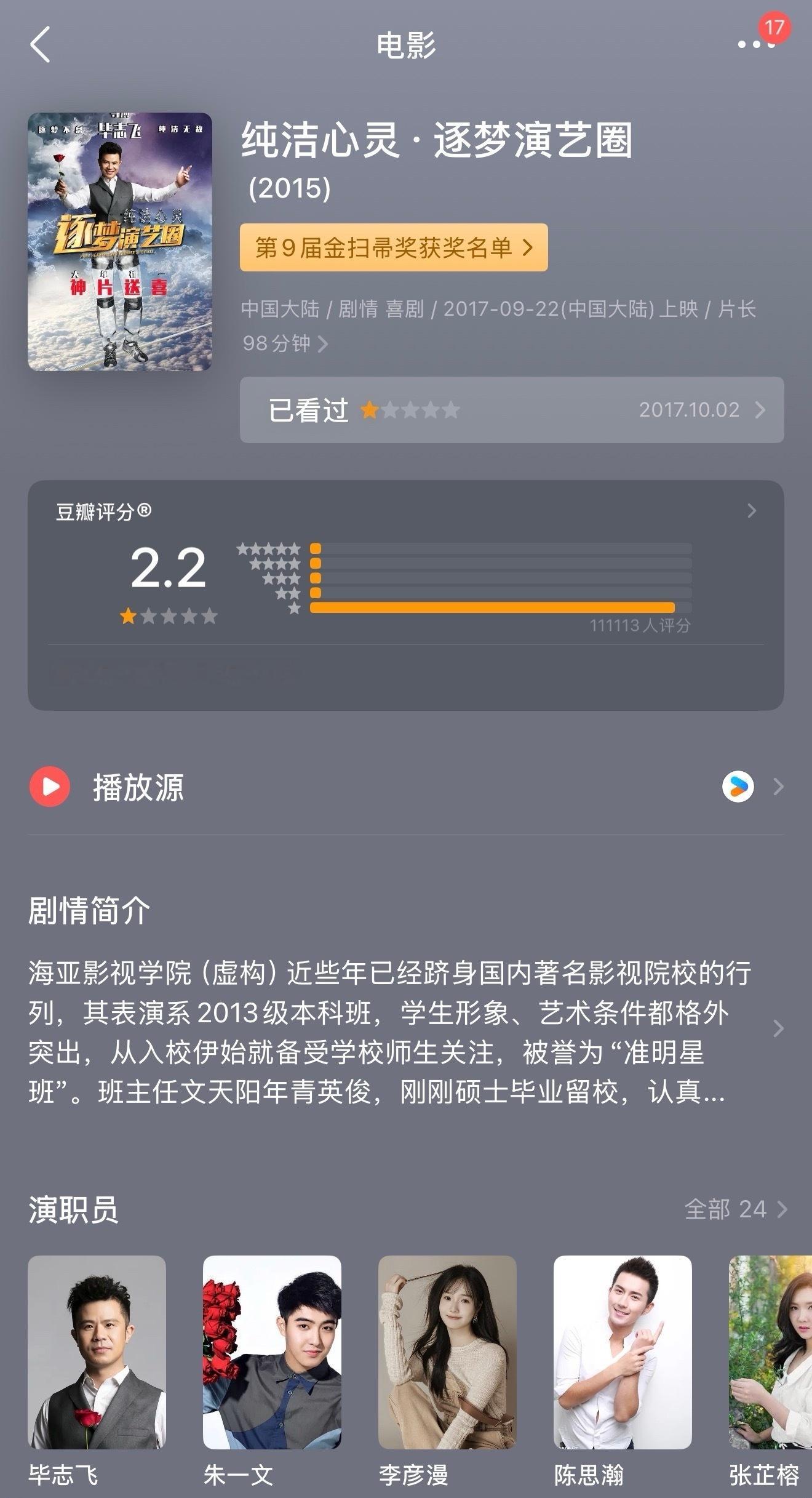 冰湖重生的评分快赶上逐梦演艺圈了感觉是费心费力拍完了结果成为一部无法拿出手的作品