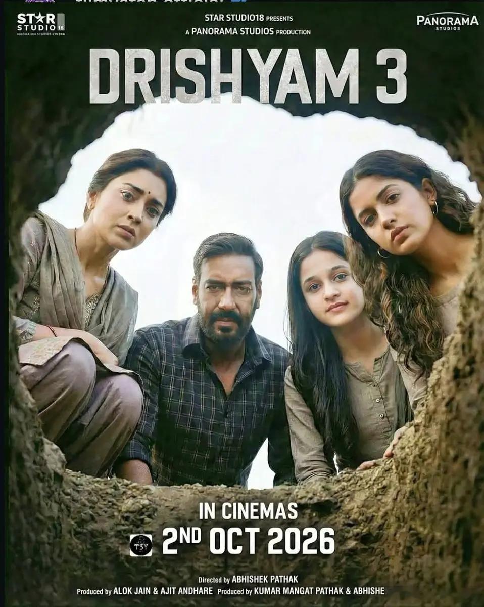 误杀瞒天记3 Drishyam3 (2026)简介：讲述萨尔冈卡尔家族试图掩盖一