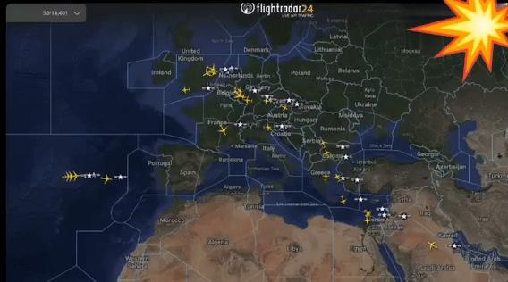 M军运输机密密麻麻铺满欧洲、中东的天空。停火不会是因为和平将至而是喘息后再干。