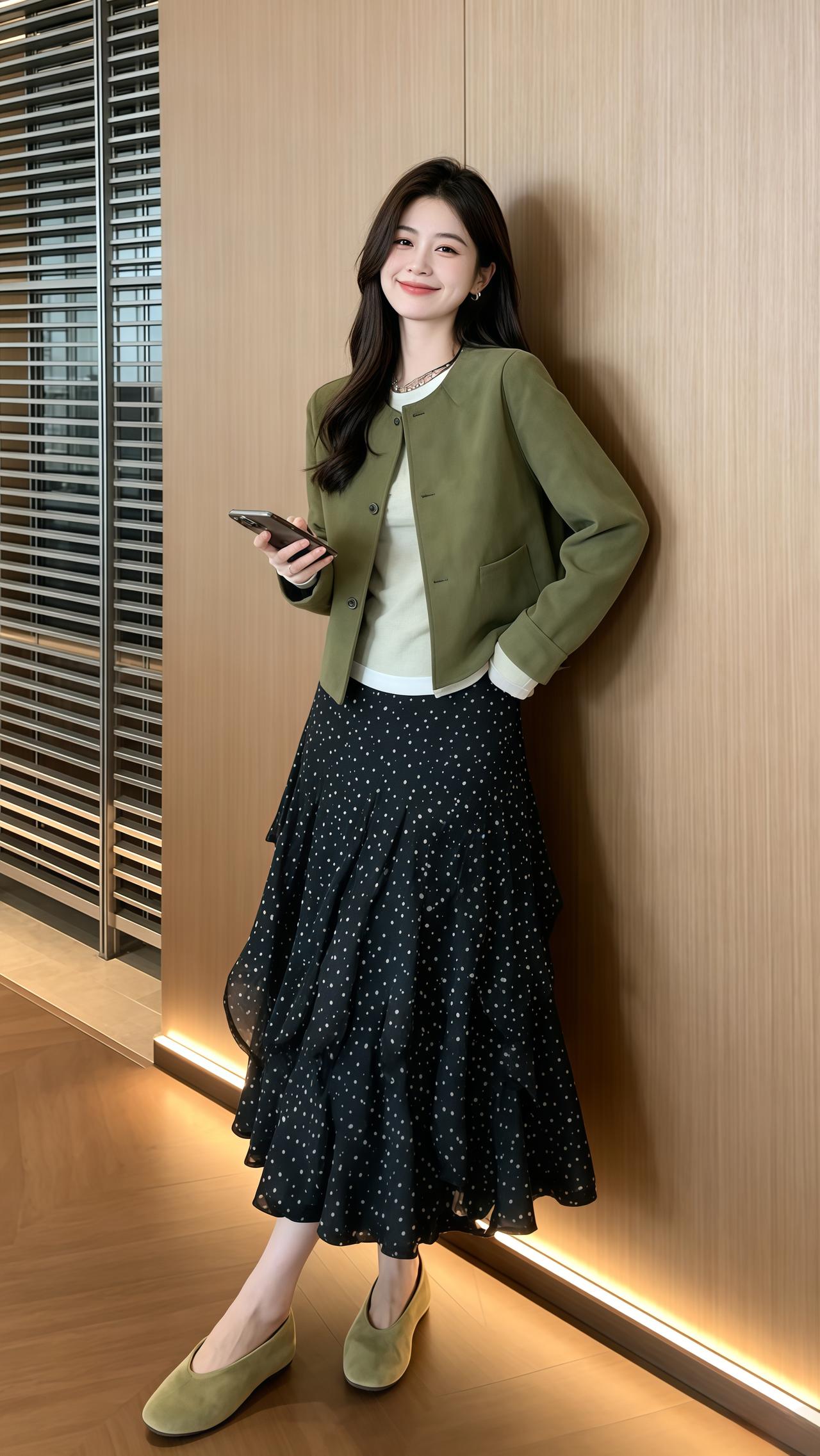 韩系通勤ootd 日常穿搭分享 日常女生穿搭 秋季穿搭早秋穿搭