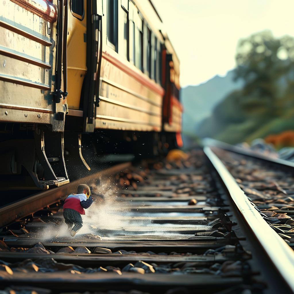 “太惊险了！86 秒生死时速！”列车即将发车之际，幼童从车厢跑出不慎跌落站台缝隙