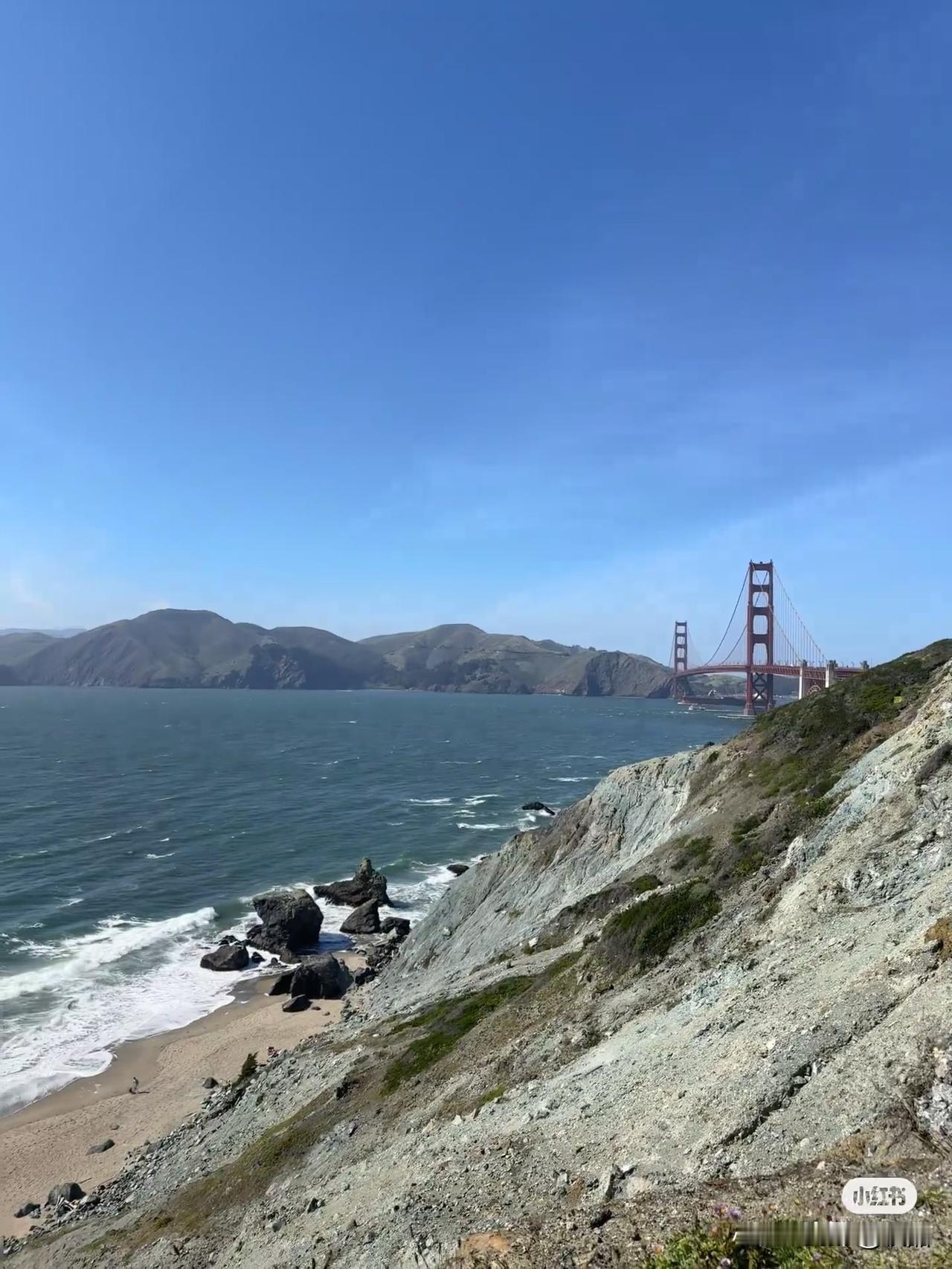 海边美景。
