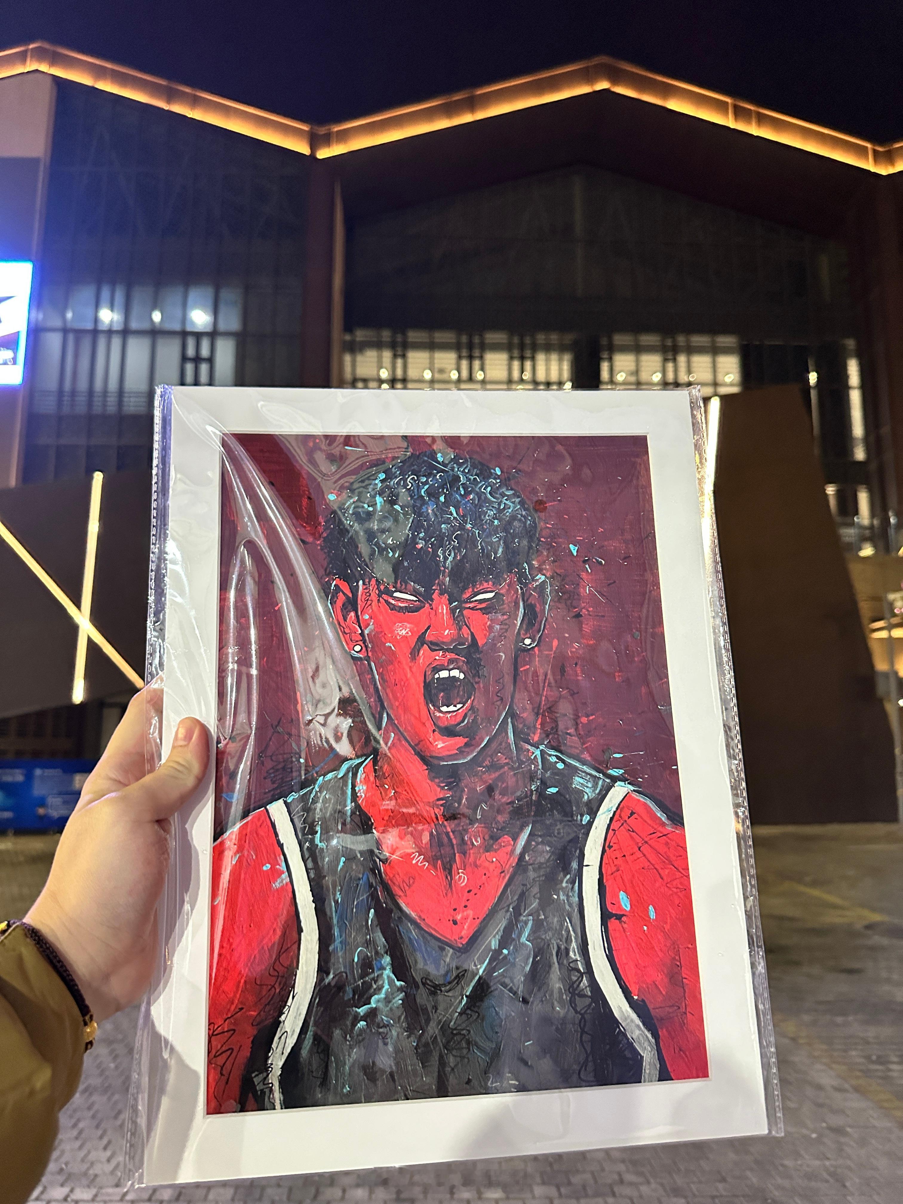 北京男篮vs新疆男篮一个美好的夜晚，感谢我们首钢球迷大哥送我的爱酱！ 北京·首钢