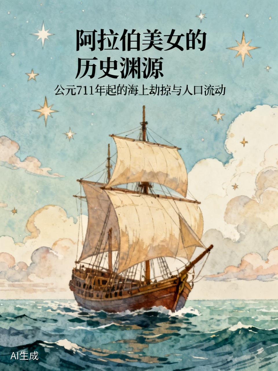 知道为什么阿拉伯美女多吗？
阿拉伯帝国从公元711年作用就在海上劫掠欧洲人。
7