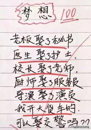 我的天呐，真是不敢相信，看完把我笑蒙了。
不得不佩服，看懂都是高手。
我有一个梦