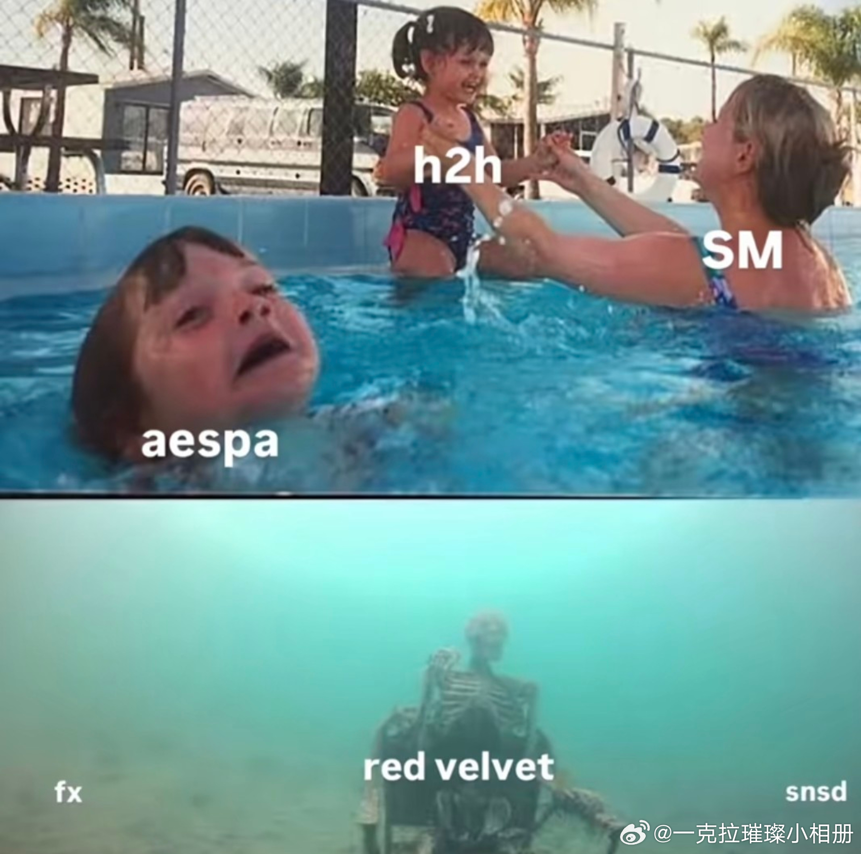 【一克拉】 上次看到这张图被举着的还是aespa ​​​