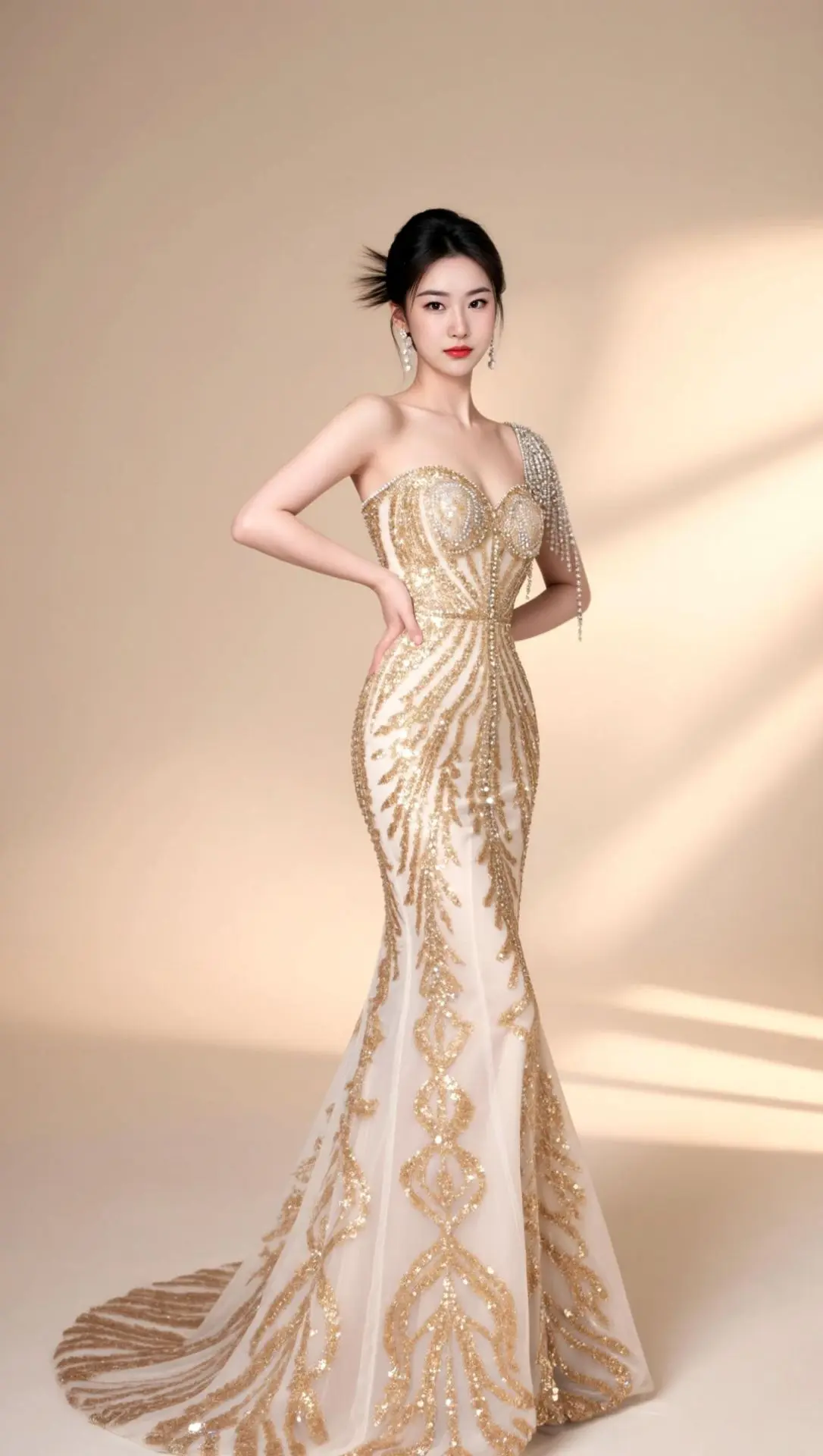 AI香槟轻奢写真 随变ai随便玩