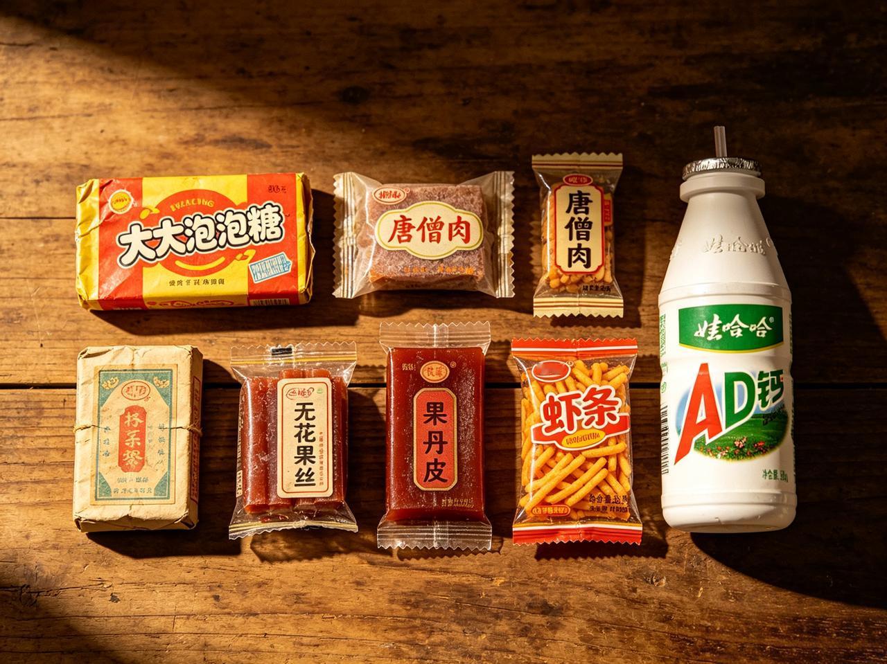 标题：暴露年龄的10种零食，吃过5种以上的，已经在带孙子了

朋友们，暴露年龄的