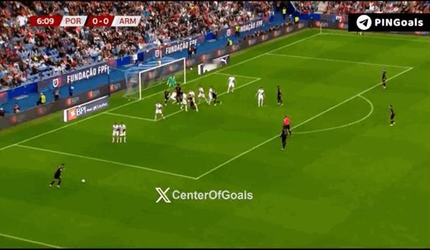 全场比赛结束，葡萄牙9:1亚美尼亚，成功晋级2026年世界杯正赛！！！ B费、若