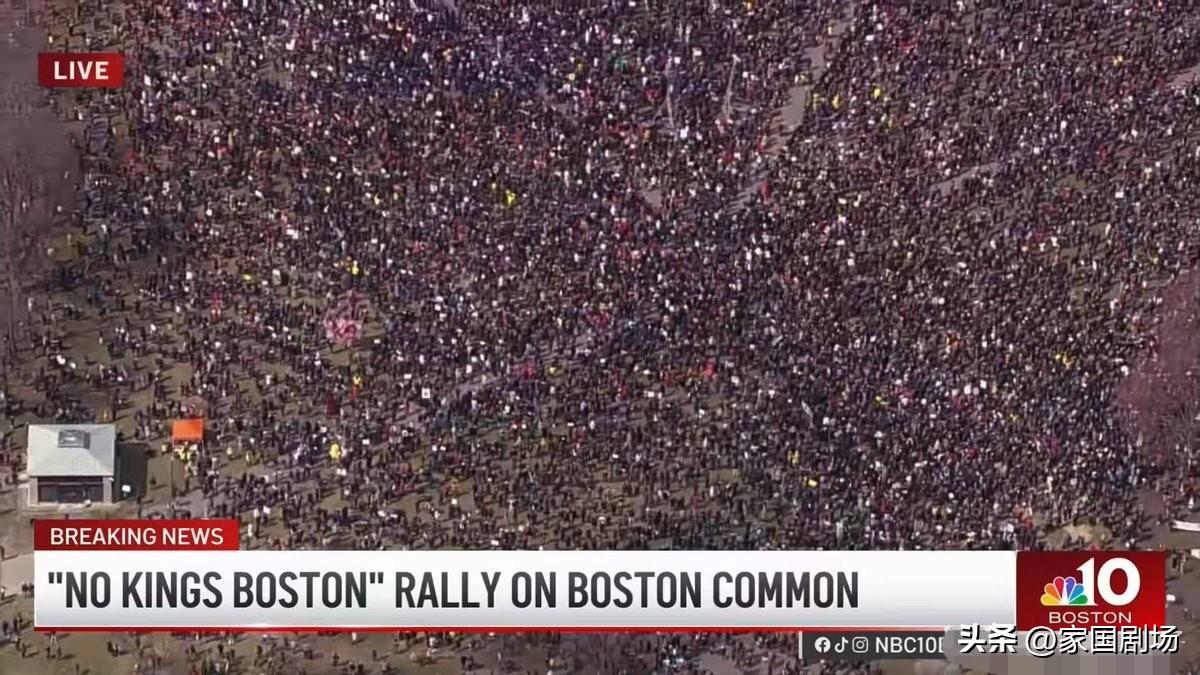 美国百万民众走上街头，抗议特朗普。
     超过900万民众走上街头，举行大规