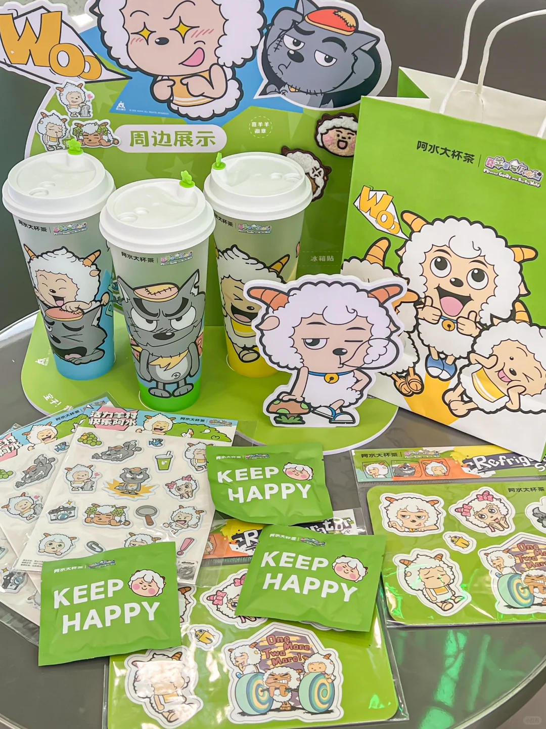 谁能拒绝喜羊羊🐑阿水这波联名赢麻了！