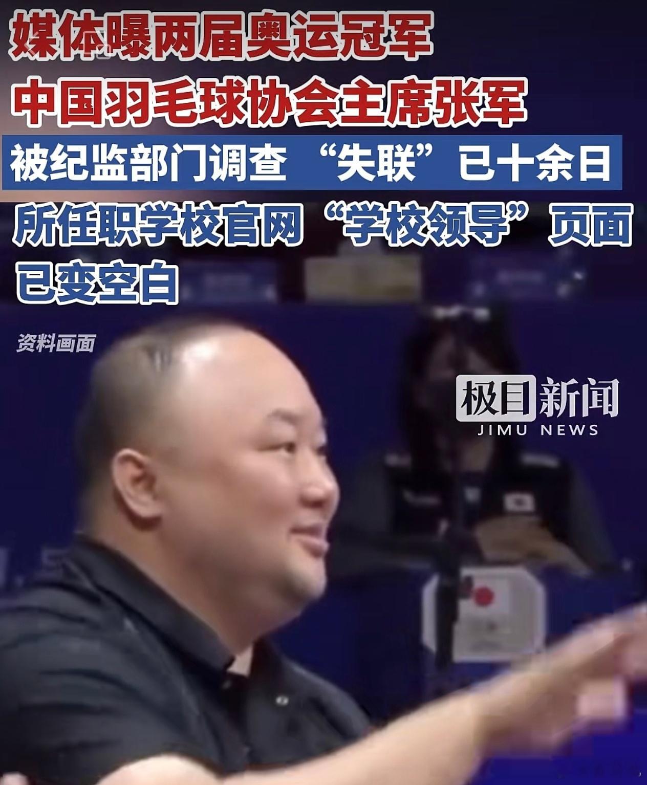 一个羽毛球的世界冠军，当了一个所谓的官之后，身体胖得跟肥猪一样了，最近因为捞钱被