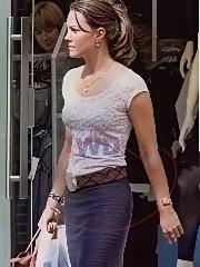 有一说一，凯特身材比例，真的很一般！
凯特身高有超175，看起来就气场十足，非常