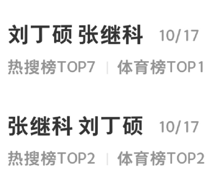 先是刘丁硕 张继科 上rs现在是张继科 刘丁硕 再上rs… ​​​