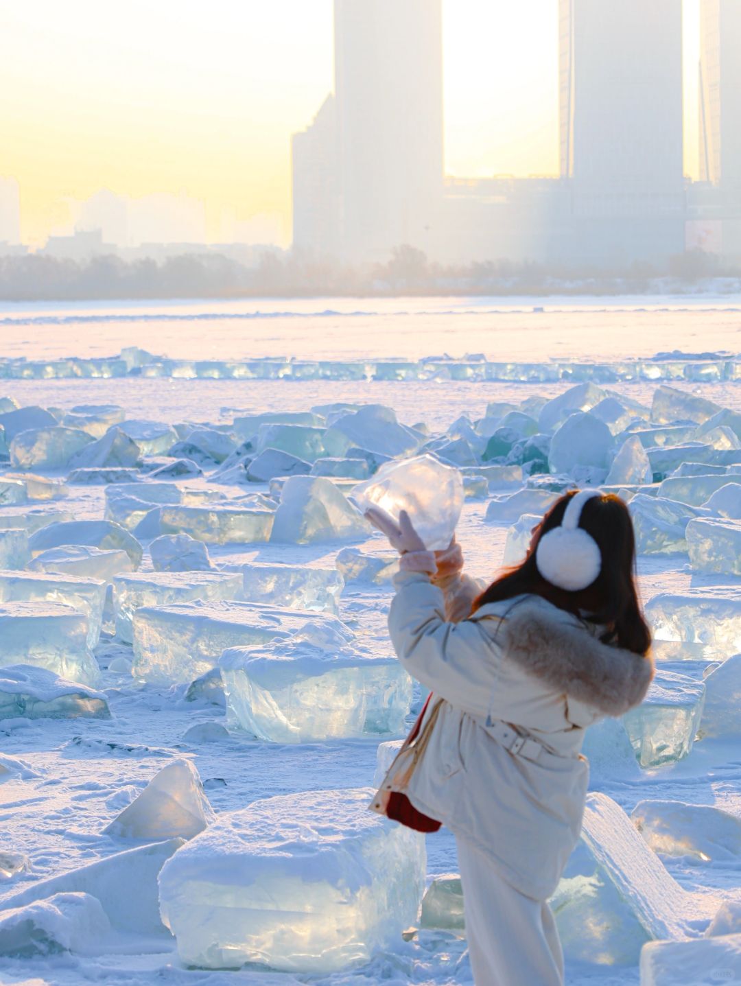 哈尔滨冬日限定钻石海💎免费开放啦‼️美美美