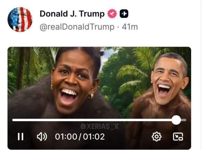 美国前众议长佩洛西今天（2月7日）发文说：“美国总统特朗普昨晚发布的帖子简直是卑