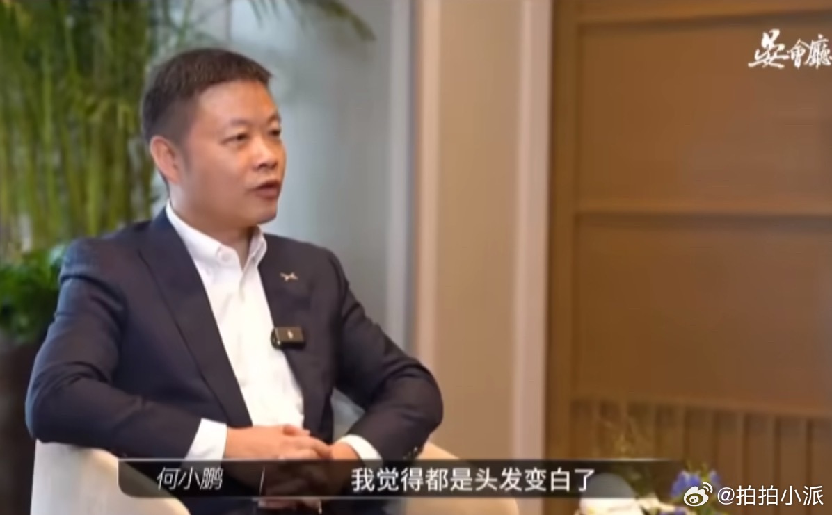 何小鹏称造车三兄弟头发都变白了说白了努力用心做一个产品要投入的精力比常人要多出太
