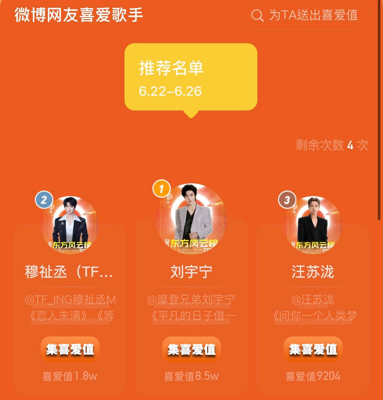 打扰一下，现在这个新的投票同样可以现场领奖，但只有第一可以上台领，投这个票很伤耗