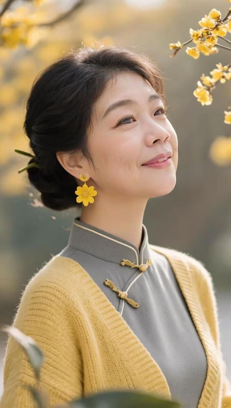 今日分享。AI秋韵旗袍照 ai创作