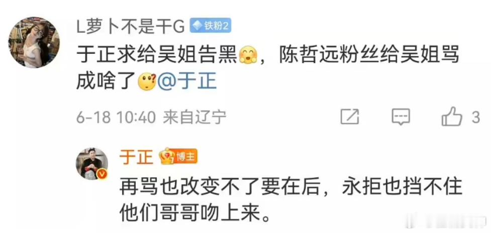 于正 陈哲远番位虽重要，但作品质量和演员演技才是立足根本，过度纠结番位，反倒落了