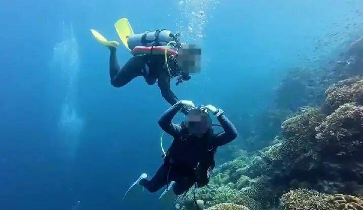 近日，“潜水员水下关闭他人气瓶”事件闹得沸沸扬扬。网友“大地”在朋友圈发视频，称