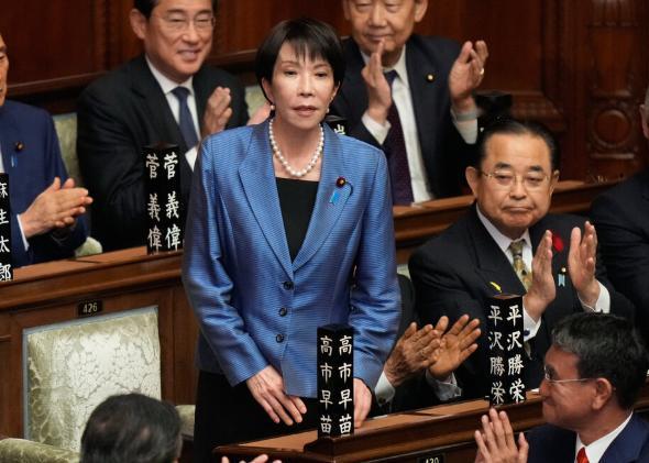 来看中日对抗真是天意！
日经出口民调显示，高市早苗将取得压倒性胜利，将大大超过此