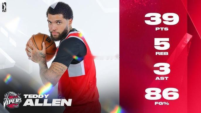 大号队有这样一个人物泰迪-阿伦两场比赛拿下81分，woNi呢🤭