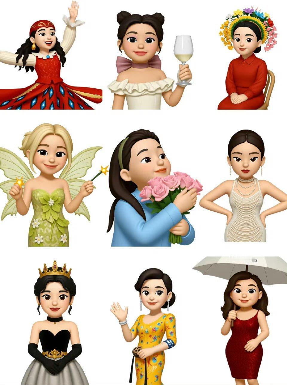 女明星出圈造型emoji，能猜到吗 ​​​