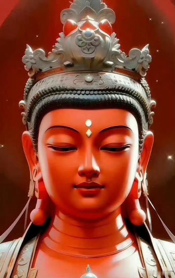 好运2026 2025最后一天划到红脸文殊菩萨，千万别划走，许个2026年愿望真