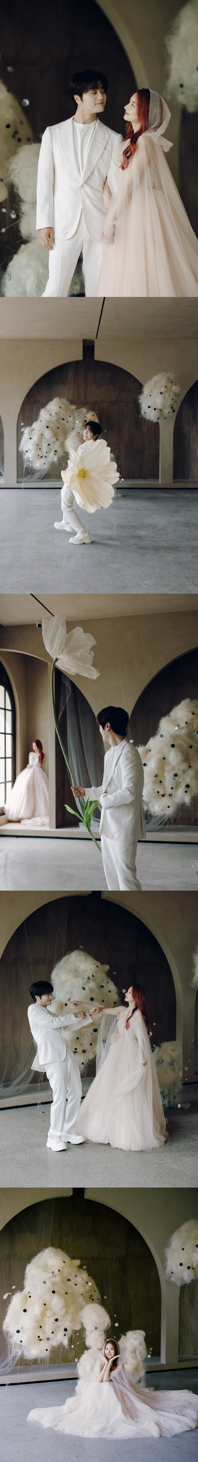 #陆虎婚纱照# 陆虎陈曌旭婚纱照来了！两个人真的好般配啊！今日份的狗粮在这里已经