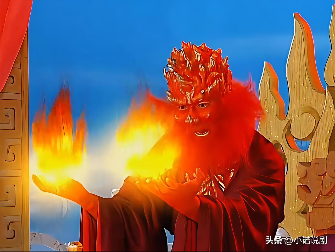 火德星君，全称为南方三气荧惑火德星君，又称火神，是神话传说中的五德之一，七政之一