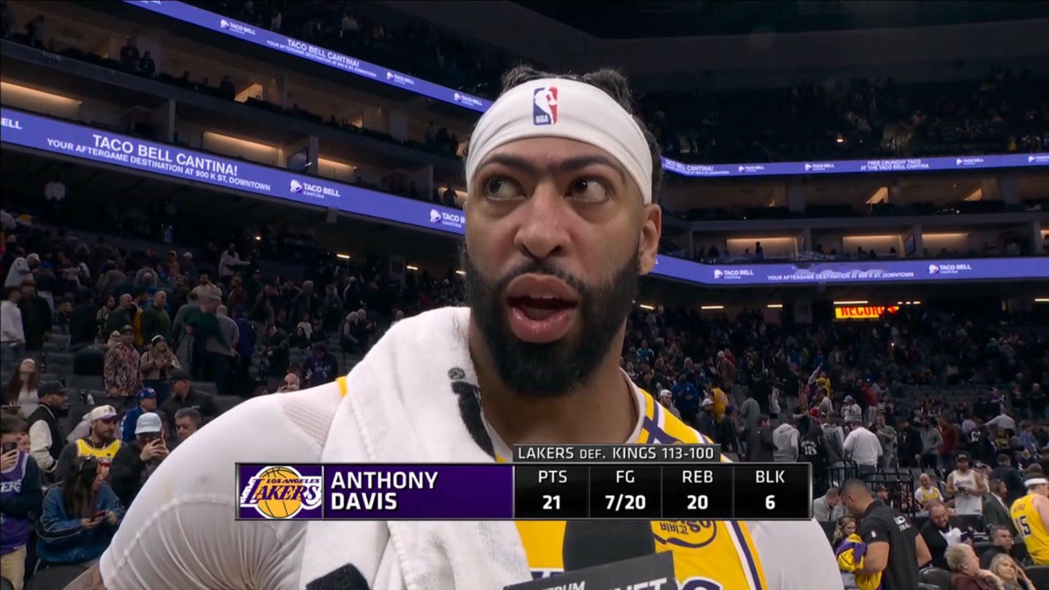 老詹赛后称赞浓眉：“AD很特别，不要把他这样的表现认为是理所当然”这是在点谁[d