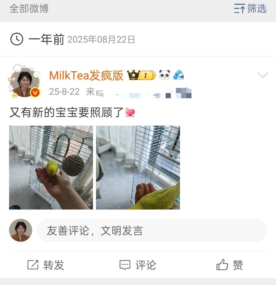 这世界真有这么巧的事吗...刚翻完小鸡的照片...就出现在那年今日我以为我眼花了