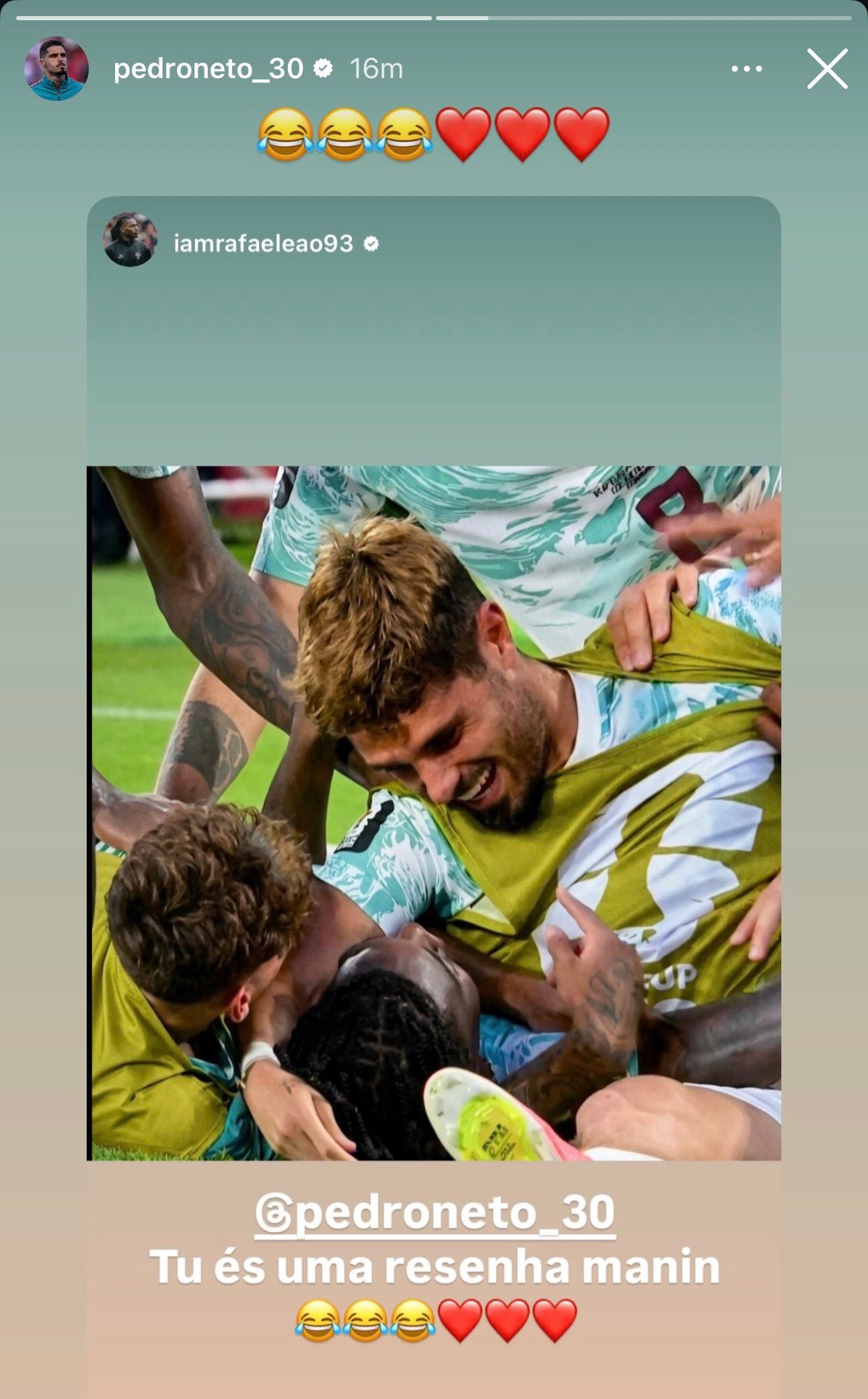 Neto & Leao on IG 🇵🇹💙切尔西